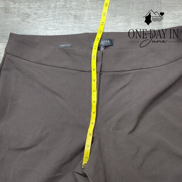 Talbots Petite Signature Straight Leg Pants Size 14P - Picture 4 of 6